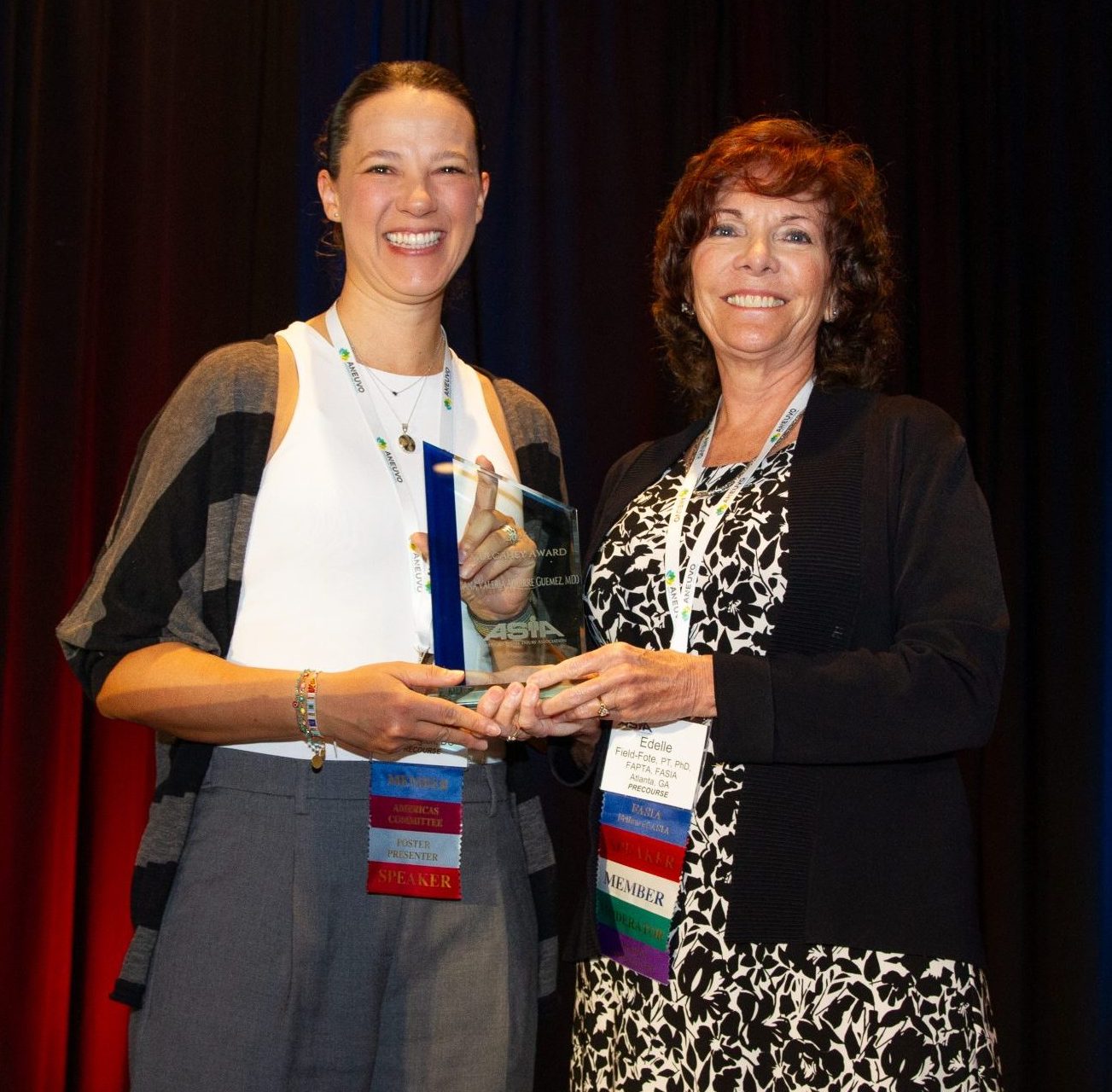 Ana Valeria Aguirre Guemez, MD and Edelle Field-Fote, PT, PhD, FASIA, FAPTA